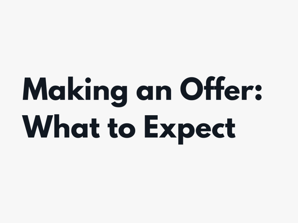 Making an offer