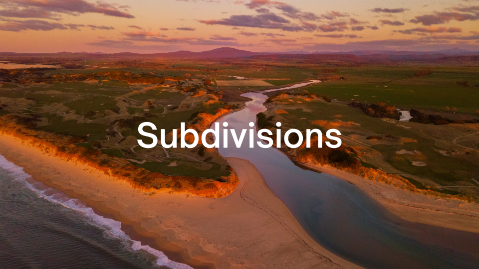 Subdivisions